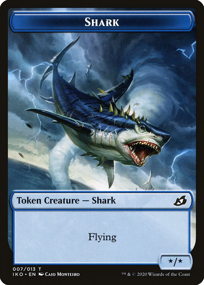 Shark // Shark Double-Sided Token [Pioneer Challenger Decks 2022] | Black Swamp Games
