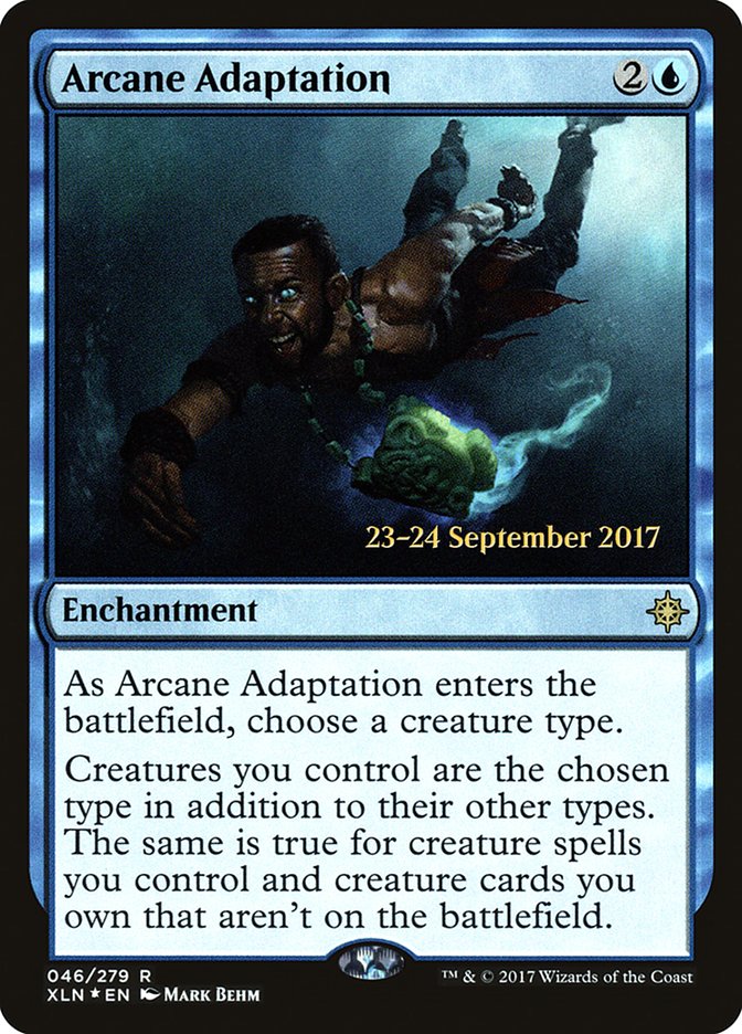Arcane Adaptation [Ixalan Prerelease Promos] | Black Swamp Games