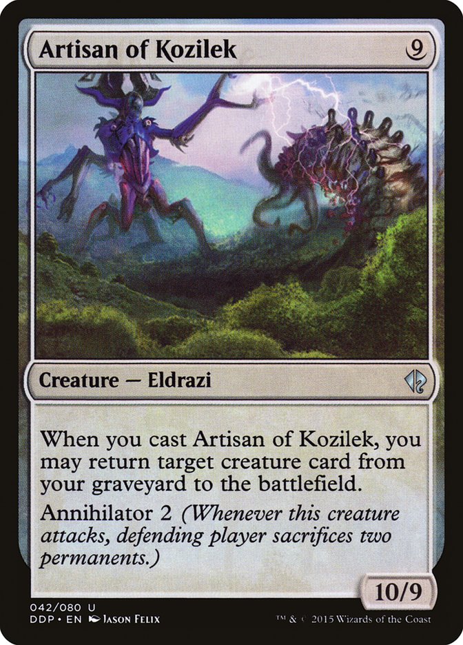 Artisan of Kozilek [Duel Decks: Zendikar vs. Eldrazi] | Black Swamp Games