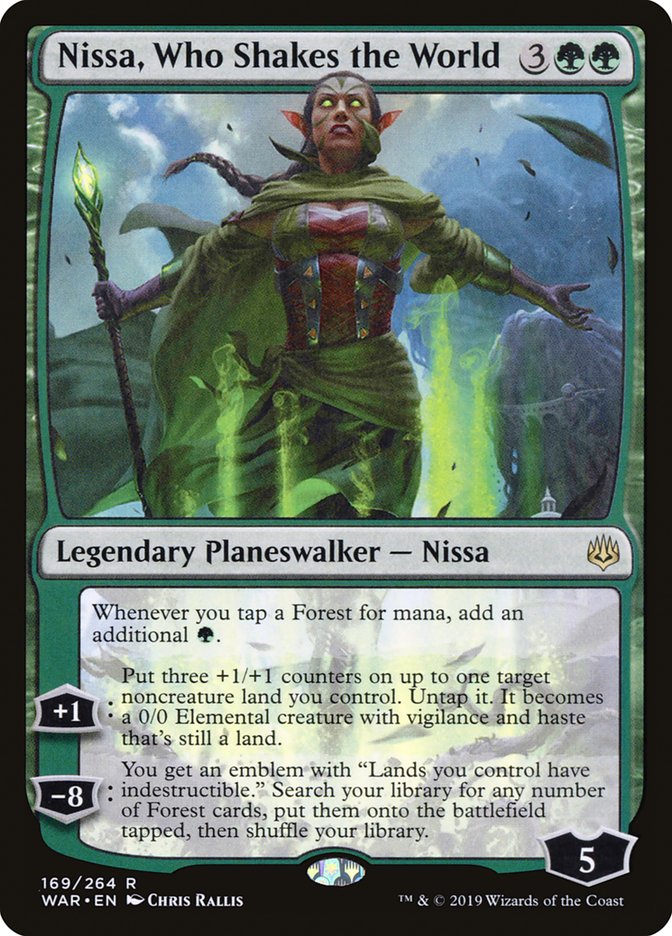 Nissa, Who Shakes the World [War of the Spark] | Black Swamp Games