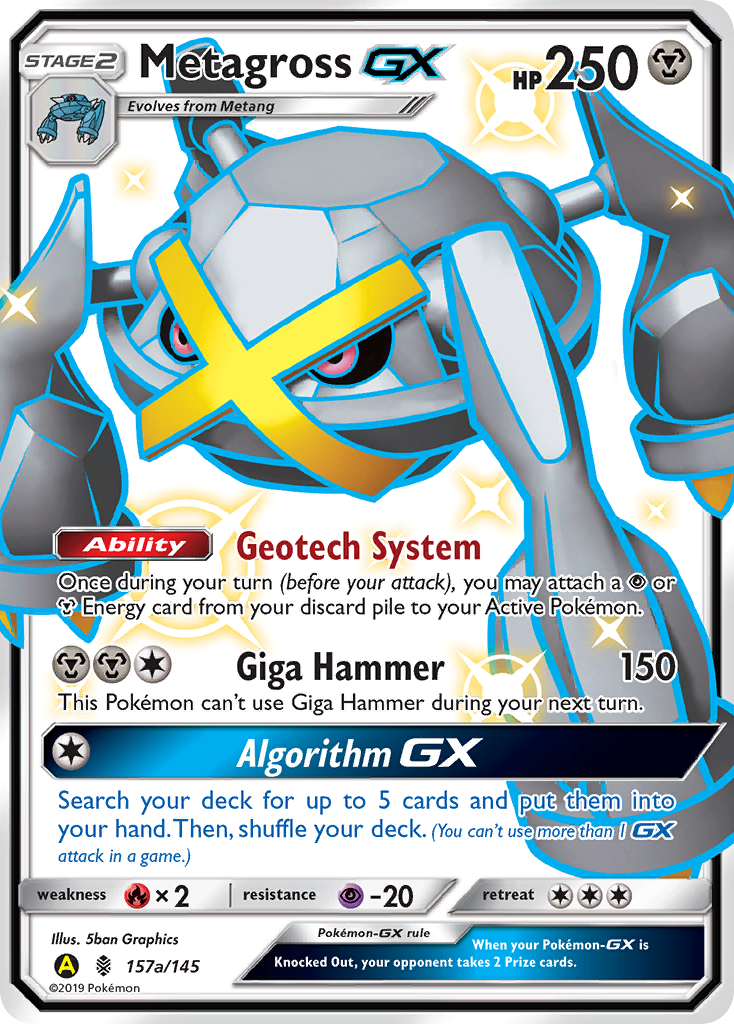 Metagross GX (157a/145) [Alternate Art Promos] | Black Swamp Games