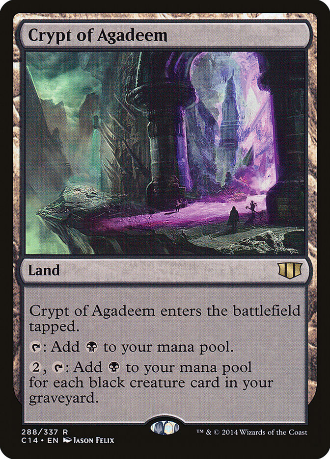 Crypt of Agadeem [Commander 2014] | Black Swamp Games