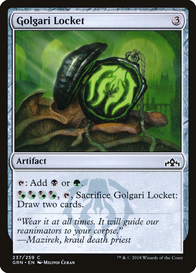 Golgari Locket [Guilds of Ravnica] | Black Swamp Games