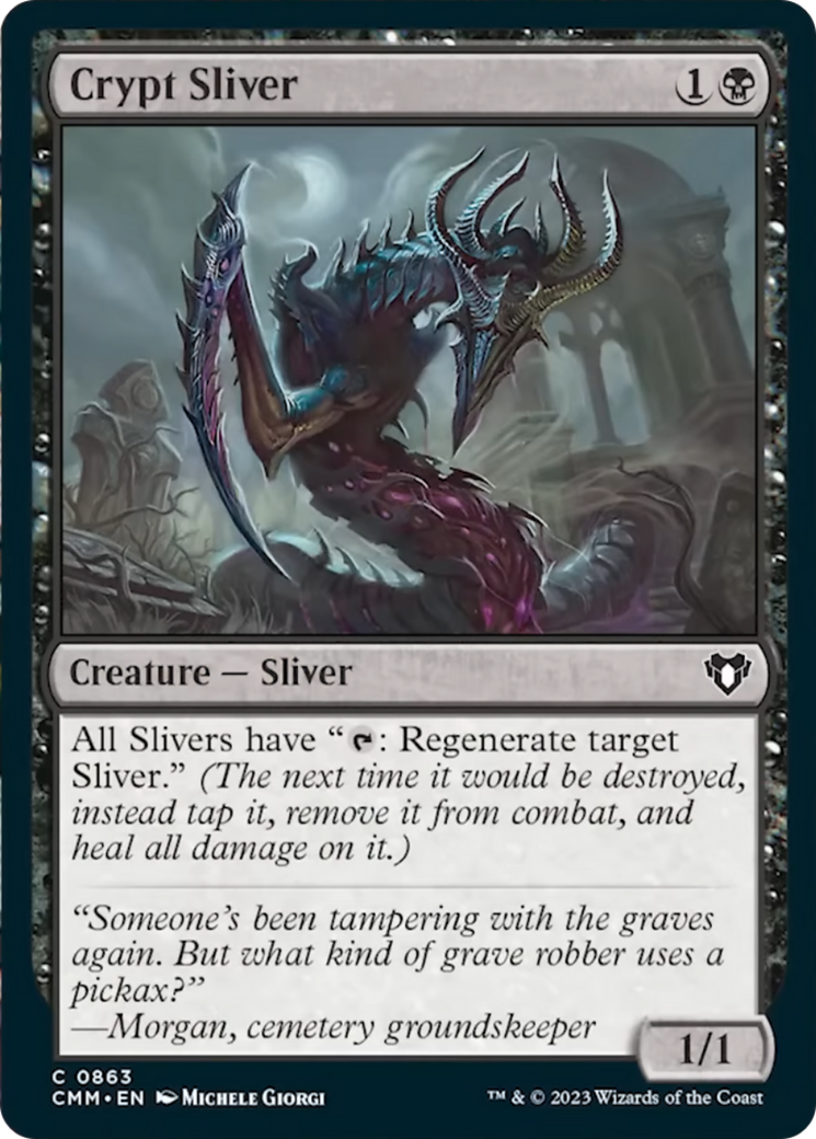 Crypt Sliver [Commander Masters] | Black Swamp Games