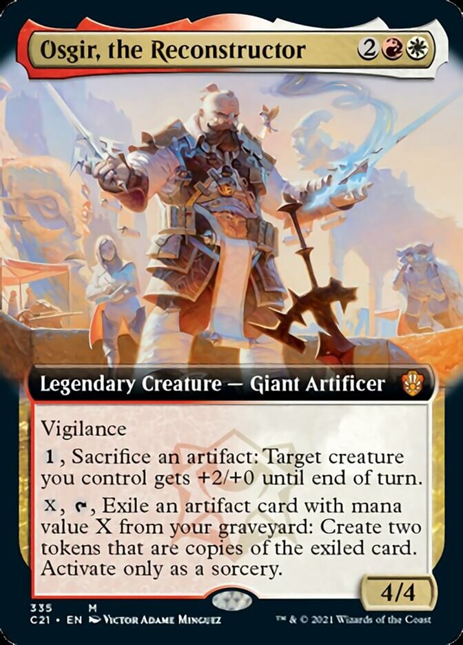 Osgir, the Reconstructor (Extended Art) [Commander 2021] | Black Swamp Games