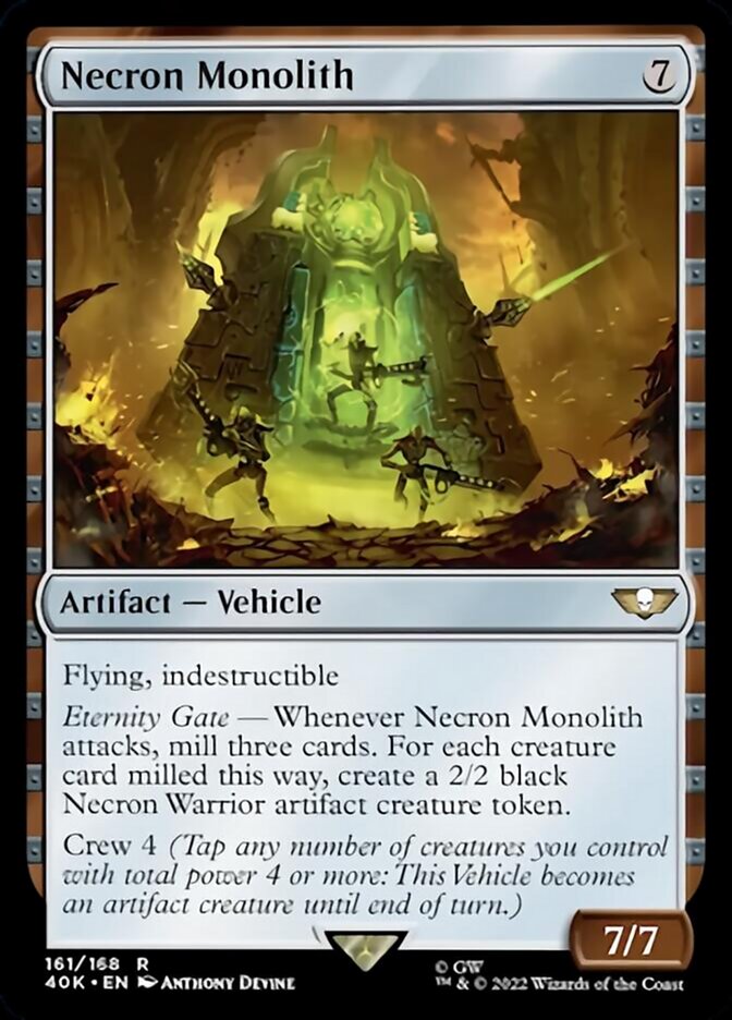 Necron Monolith (Surge Foil) [Warhammer 40,000] | Black Swamp Games