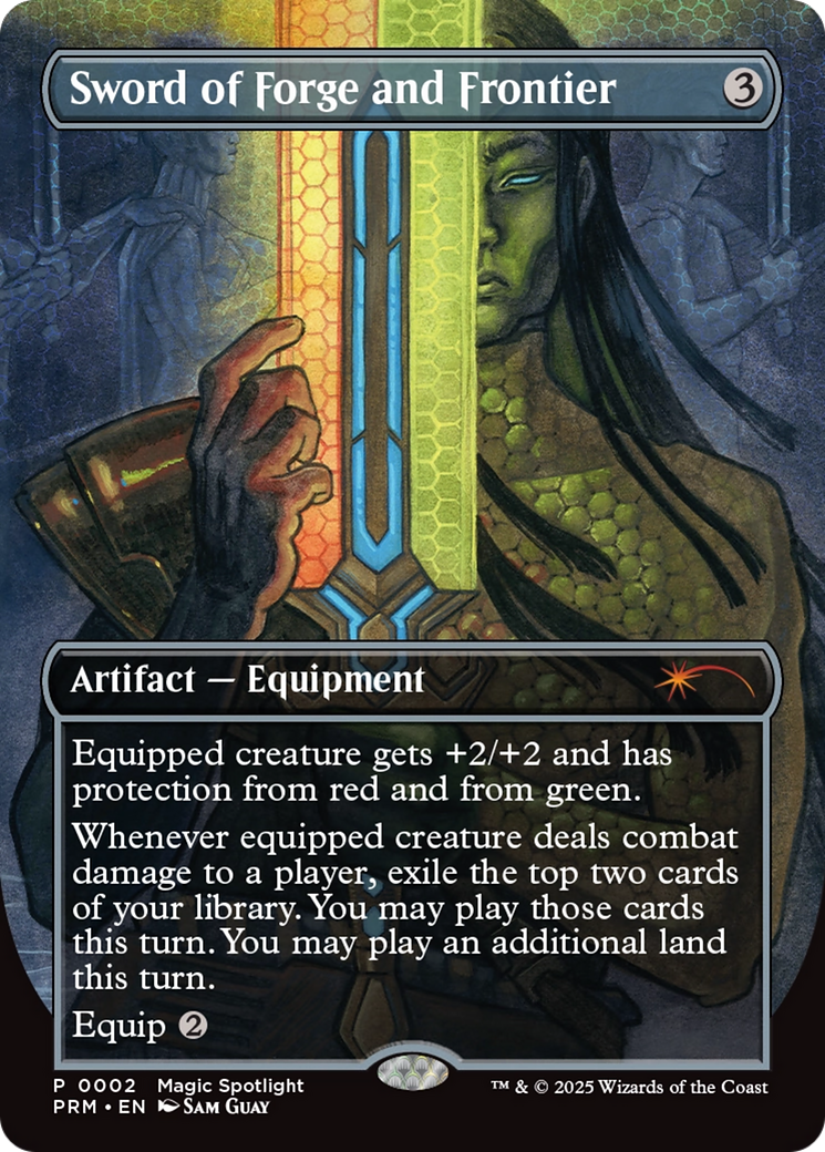 Sword of Forge and Frontier (Borderless) [Wizards Play Network 2025] | Black Swamp Games