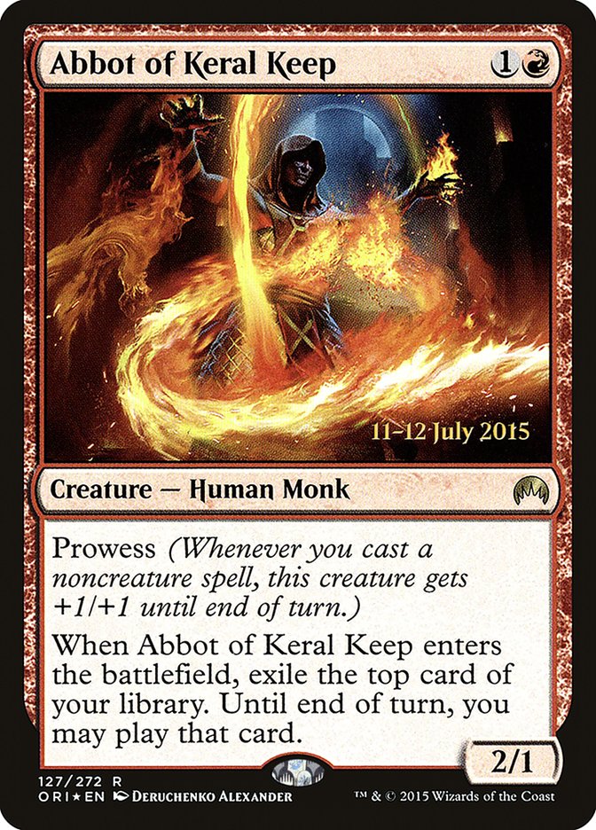 Abbot of Keral Keep [Magic Origins Prerelease Promos] | Black Swamp Games