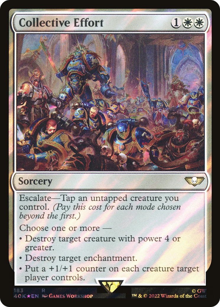 Collective Effort [Marvel Super Heroes Commander] | Black Swamp Games