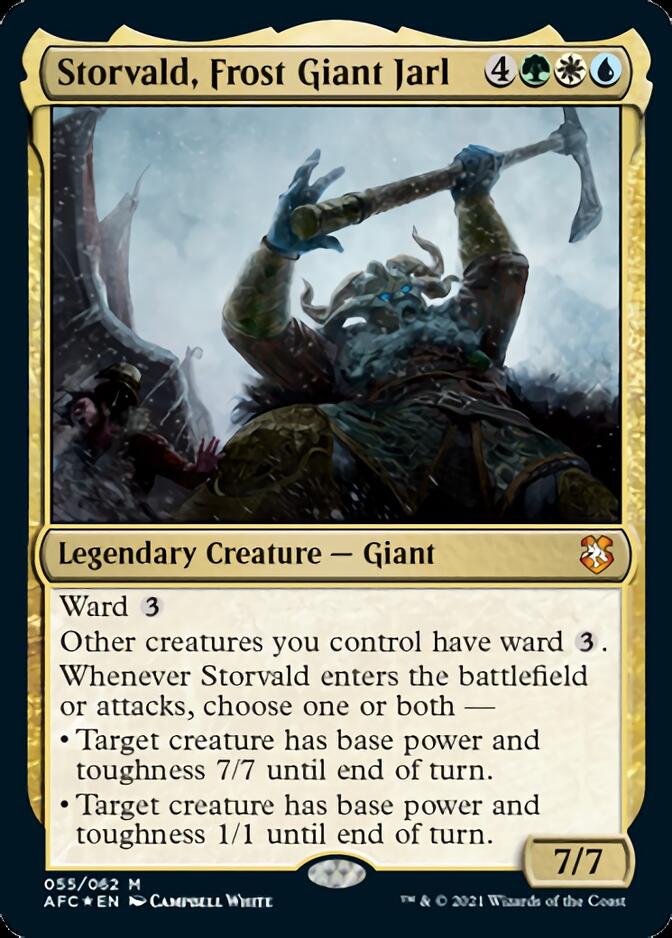 Storvald, Frost Giant Jarl [Dungeons & Dragons: Adventures in the Forgotten Realms Commander] | Black Swamp Games