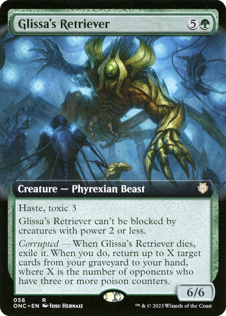 Glissa's Retriever (Extended Art) [Phyrexia: All Will Be One Commander] | Black Swamp Games