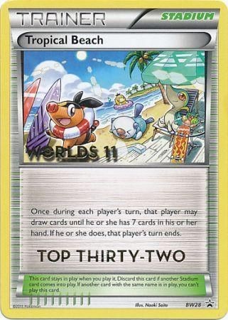 Tropical Beach (BW28) (Top 32) [Black & White: Black Star Promos] | Black Swamp Games
