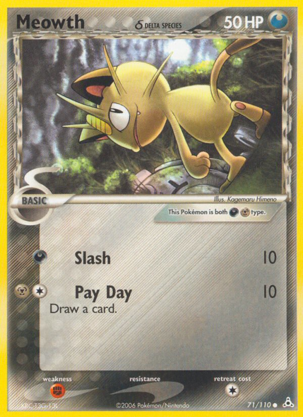 Meowth (71/110) (Delta Species) [EX: Holon Phantoms] | Black Swamp Games