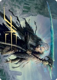 Egon, God of Death Art Card (Gold-Stamped Signature) [Kaldheim Art Series] | Black Swamp Games