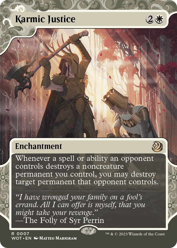 Karmic Justice [Wilds of Eldraine: Enchanting Tales] | Black Swamp Games