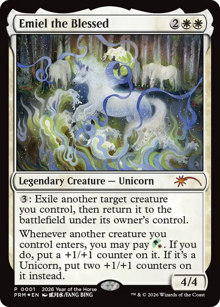 Emiel the Blessed (Year of the Horse 2026) [Standard Showdown Promos] | Black Swamp Games