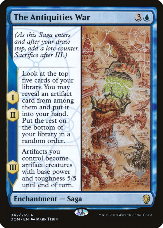 The Antiquities War (Promo Pack) [Dominaria Promos] | Black Swamp Games