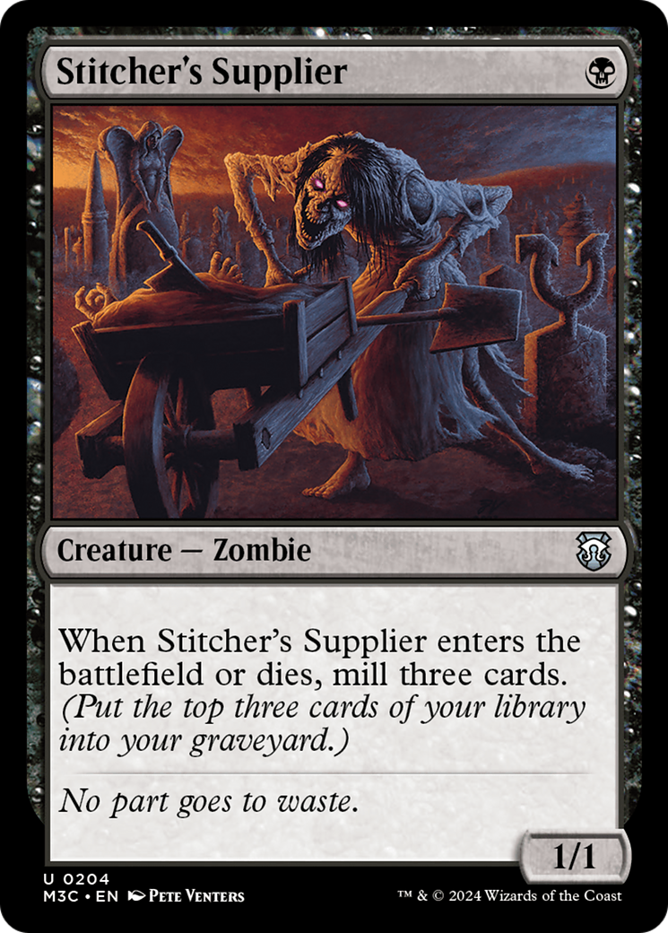 Stitcher's Supplier (Ripple Foil) [Modern Horizons 3 Commander] | Black Swamp Games