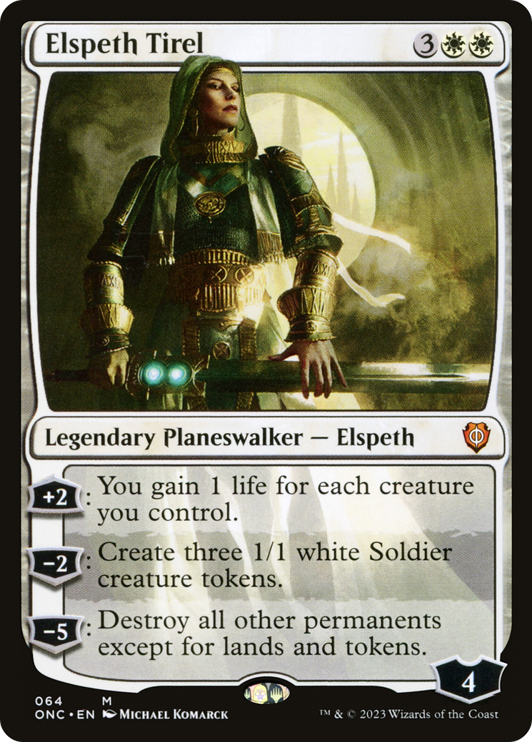 Elspeth Tirel [Phyrexia: All Will Be One Commander] | Black Swamp Games