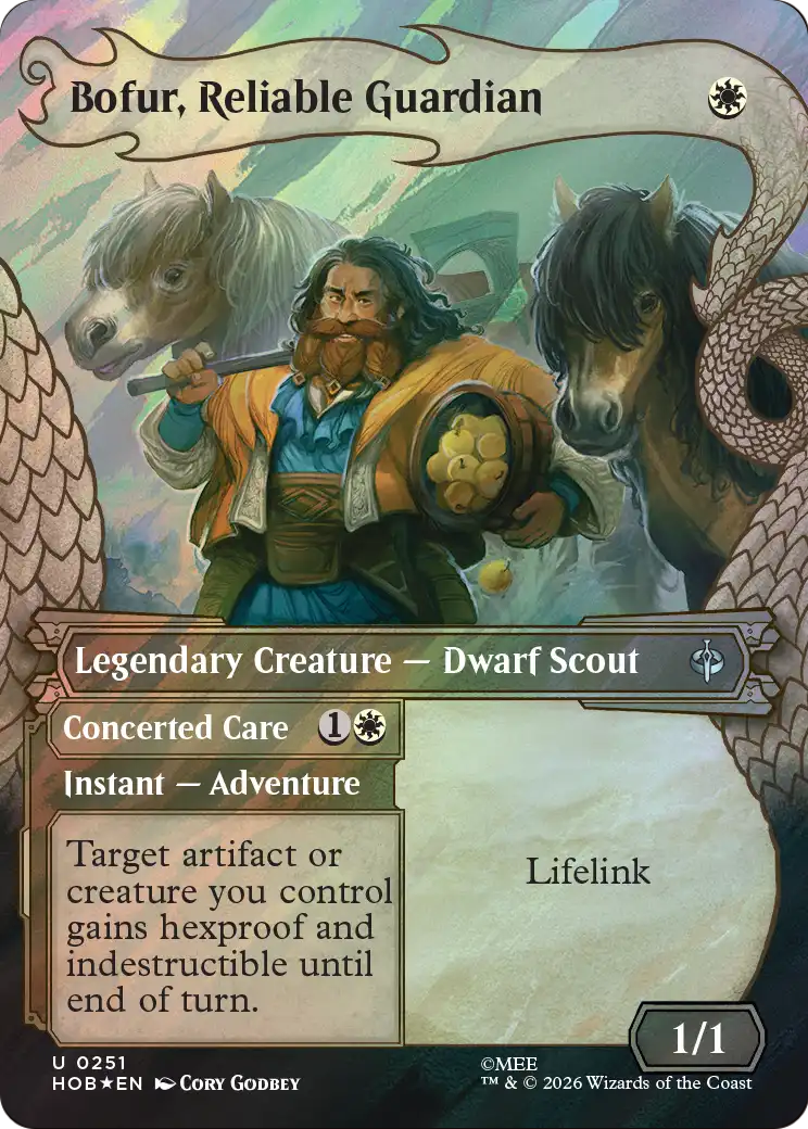 Bofur, Reliable Guardian (Showcase) (Surge Foil) [The Hobbit] | Black Swamp Games