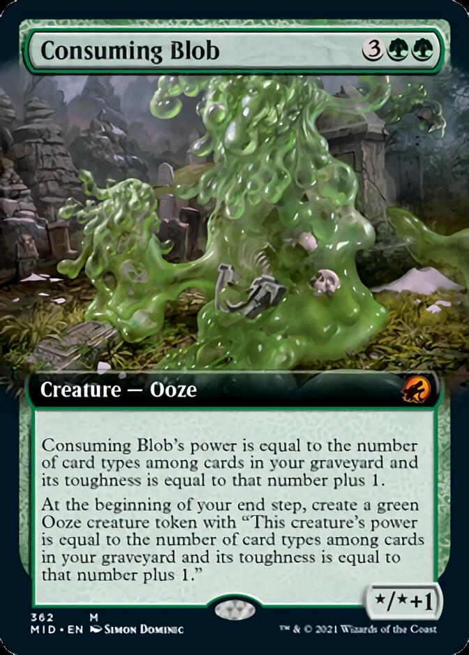 Consuming Blob (Extended Art) [Innistrad: Midnight Hunt] | Black Swamp Games