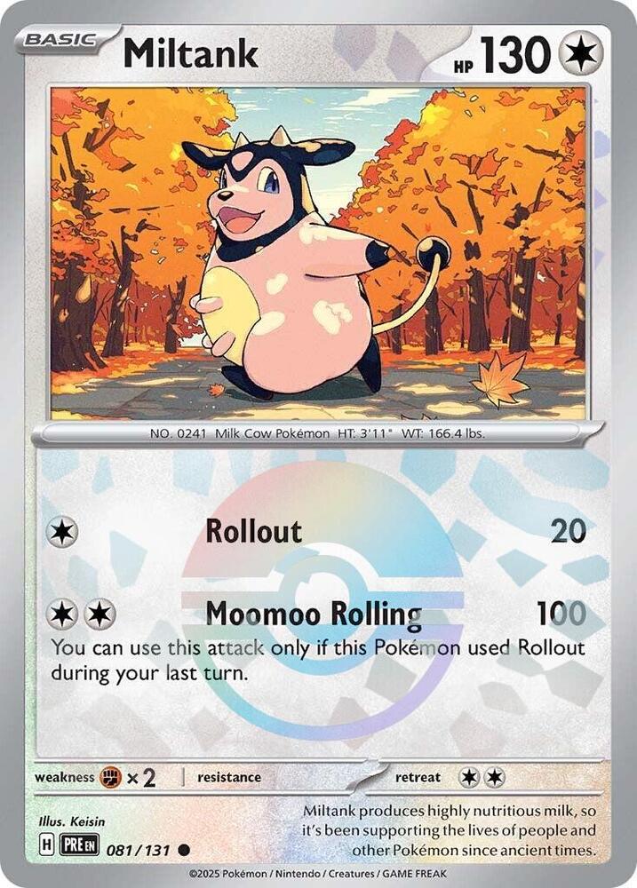 Miltank (081/131) (Poke Ball Pattern) [Scarlet & Violet: Prismatic Evolutions] | Black Swamp Games