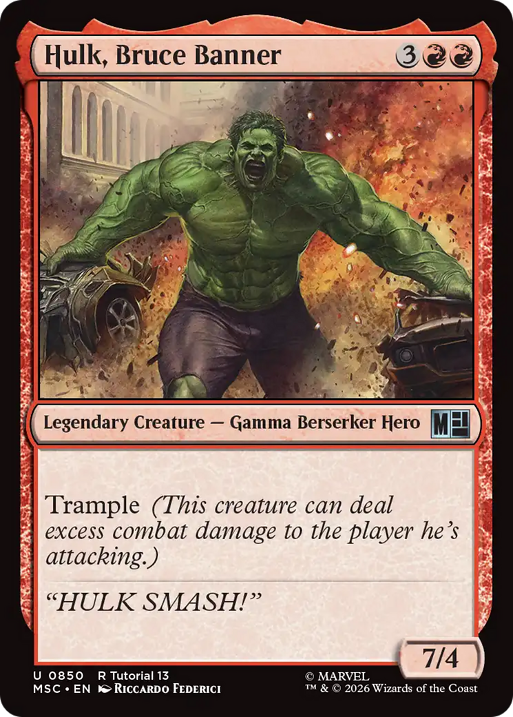 Hulk, Bruce Banner [Marvel Super Heroes Commander] | Black Swamp Games