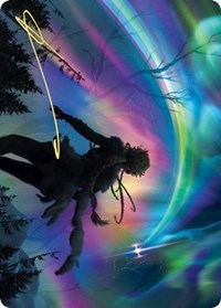 The Prismatic Bridge Art Card (Gold-Stamped Signature) [Kaldheim Art Series] | Black Swamp Games