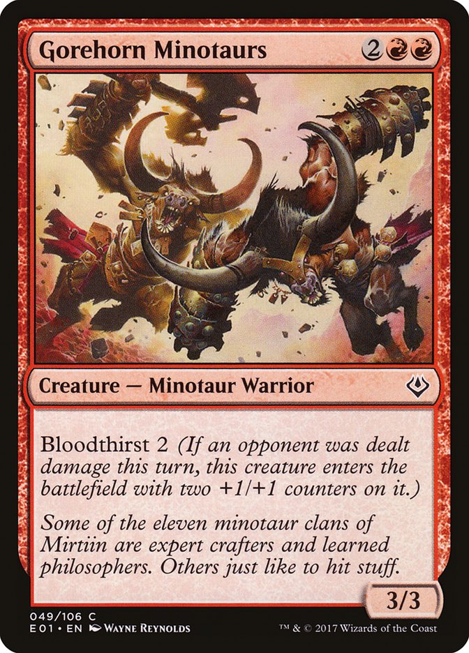 Gorehorn Minotaurs [Archenemy: Nicol Bolas] | Black Swamp Games