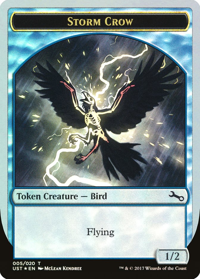 Storm Crow Token [Unstable Tokens] | Black Swamp Games