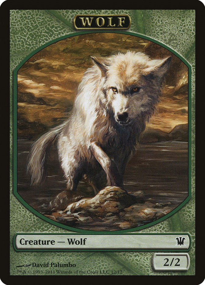 Wolf Token (12/12) [Innistrad Tokens] | Black Swamp Games