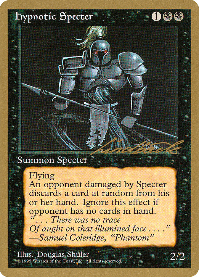 Hypnotic Specter (Leon Lindback) [Pro Tour Collector Set] | Black Swamp Games