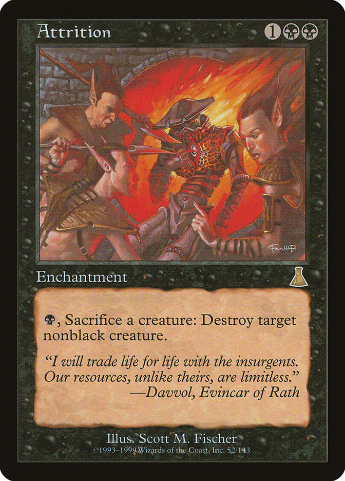 Attrition [Urza's Destiny] | Black Swamp Games