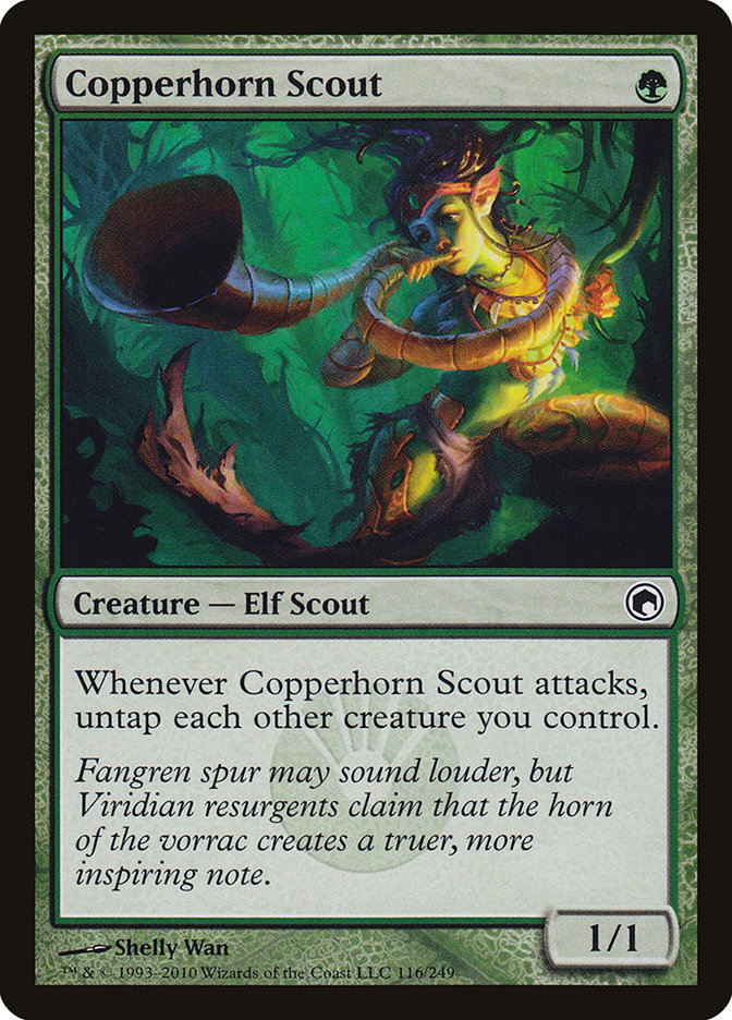 Copperhorn Scout [Scars of Mirrodin] | Black Swamp Games