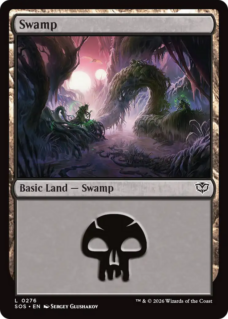 Swamp (0276) [Secrets of Strixhaven] | Black Swamp Games