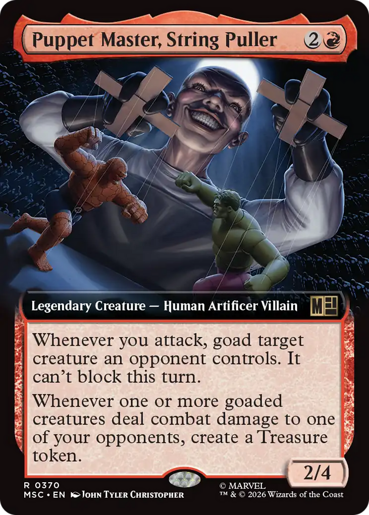 Puppet Master, String Puller (Extended Art) [Marvel Super Heroes Commander] | Black Swamp Games