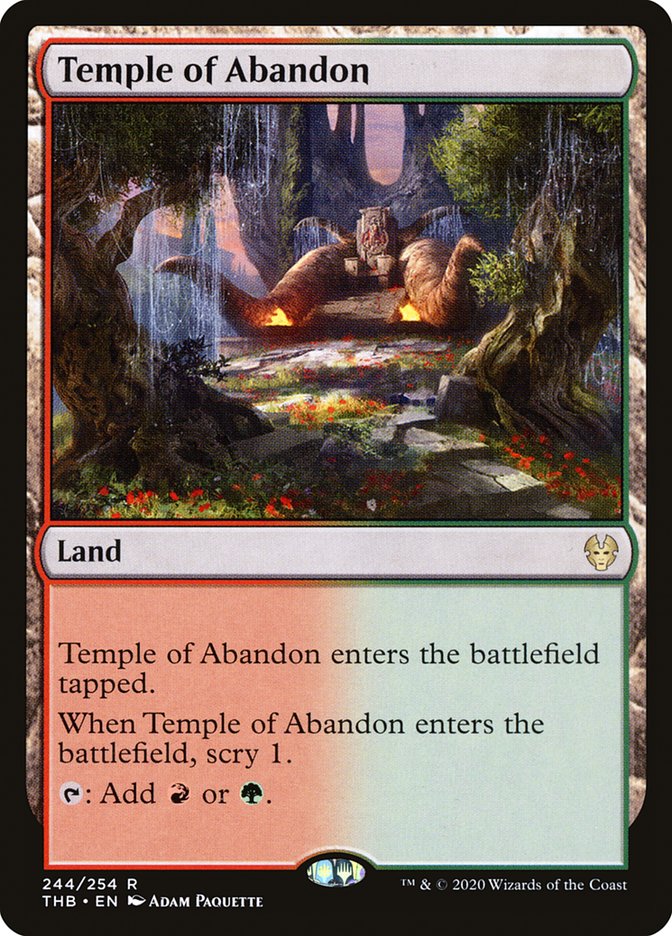 Temple of Abandon [Theros Beyond Death] | Black Swamp Games