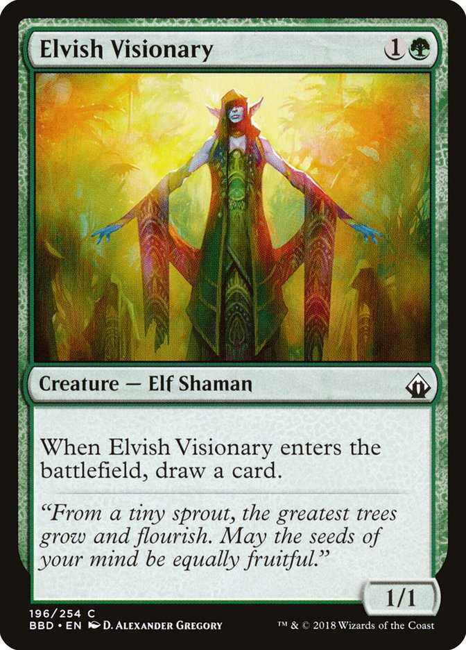 Elvish Visionary [Battlebond] | Black Swamp Games