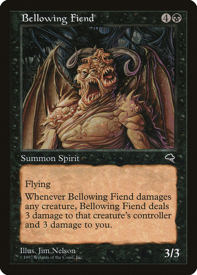 Bellowing Fiend [Tempest] | Black Swamp Games