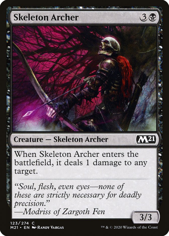 Skeleton Archer [Core Set 2021] | Black Swamp Games