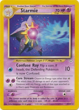 Starmie (25/64) [Neo Revelation Unlimited] | Black Swamp Games