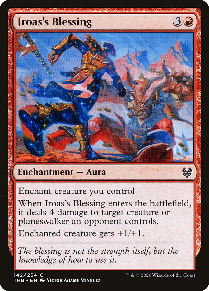 Iroas's Blessing [Theros Beyond Death] | Black Swamp Games