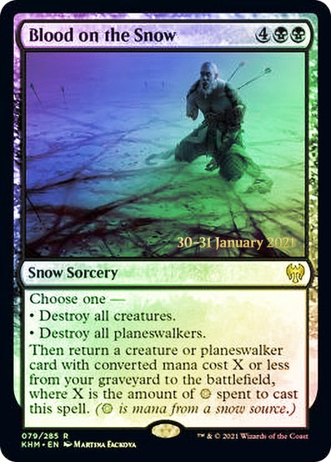 Blood on the Snow [Kaldheim Prerelease Promos] | Black Swamp Games