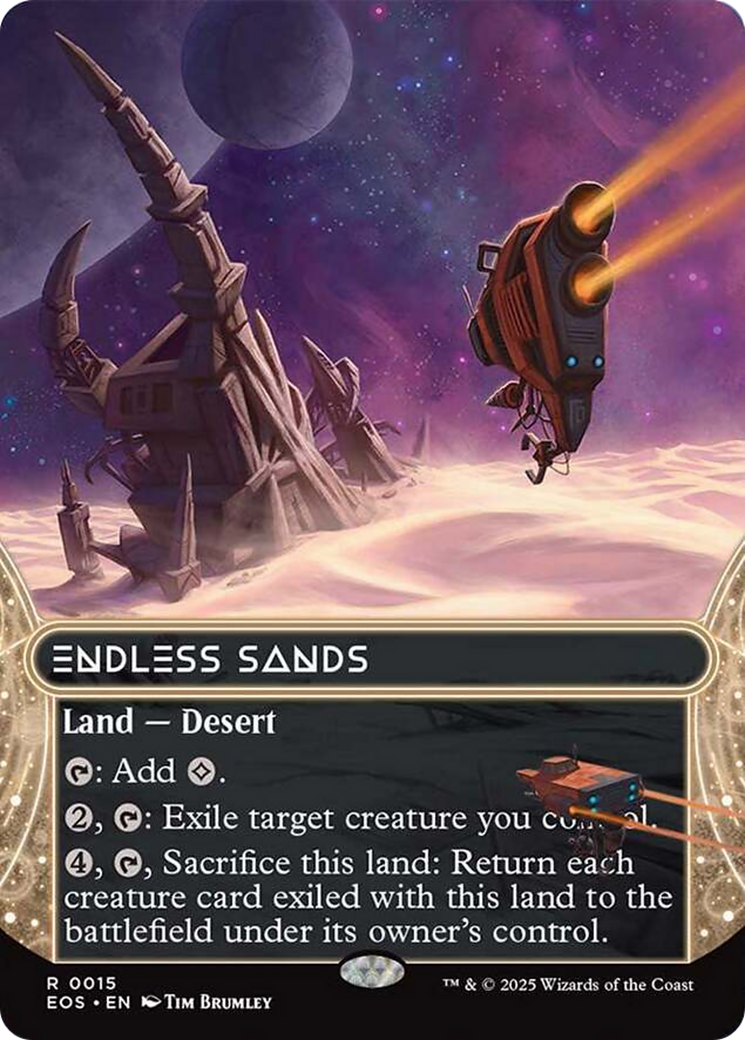 Endless Sands (0015) (Borderless) [Edge of Eternities: Stellar Sights] | Black Swamp Games