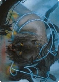 Bind the Monster Art Card [Kaldheim Art Series] | Black Swamp Games
