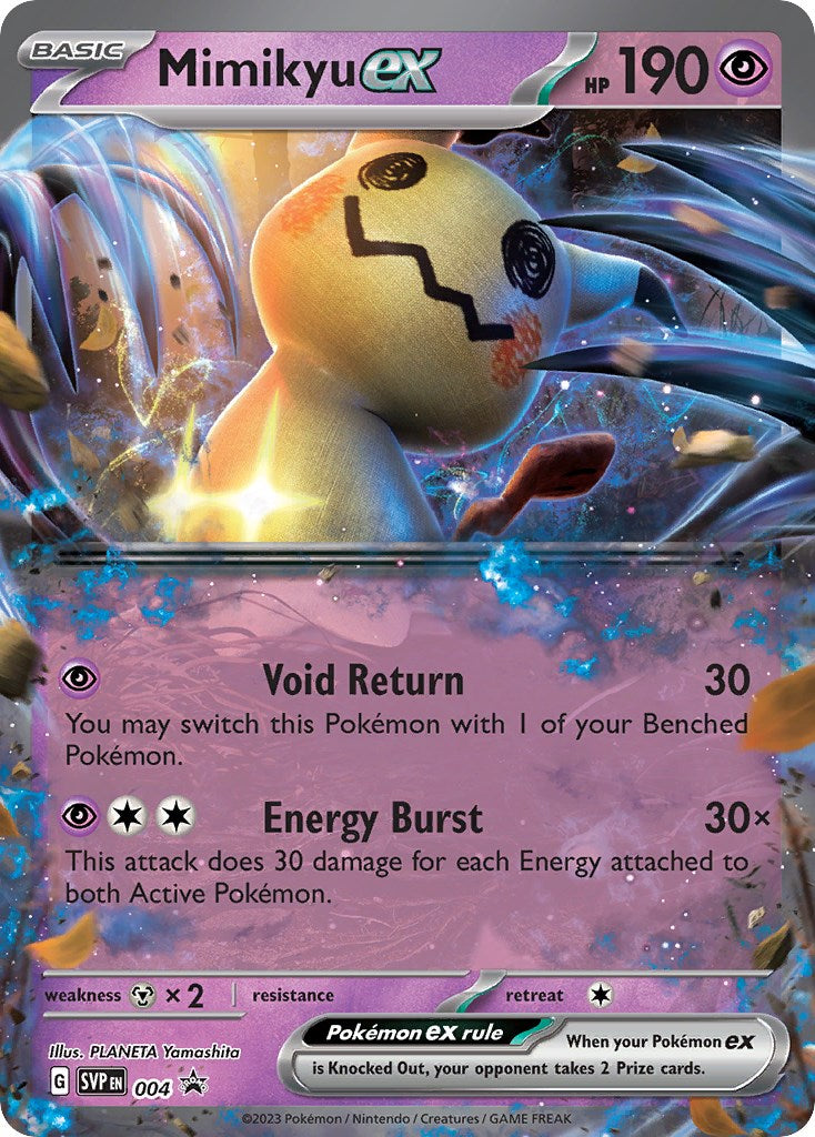 Mimikyu ex (004) [Scarlet & Violet: Black Star Promos] | Black Swamp Games