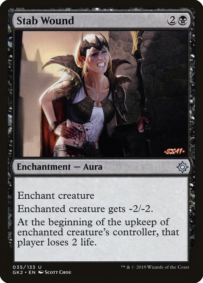 Stab Wound [Ravnica Allegiance Guild Kit] | Black Swamp Games