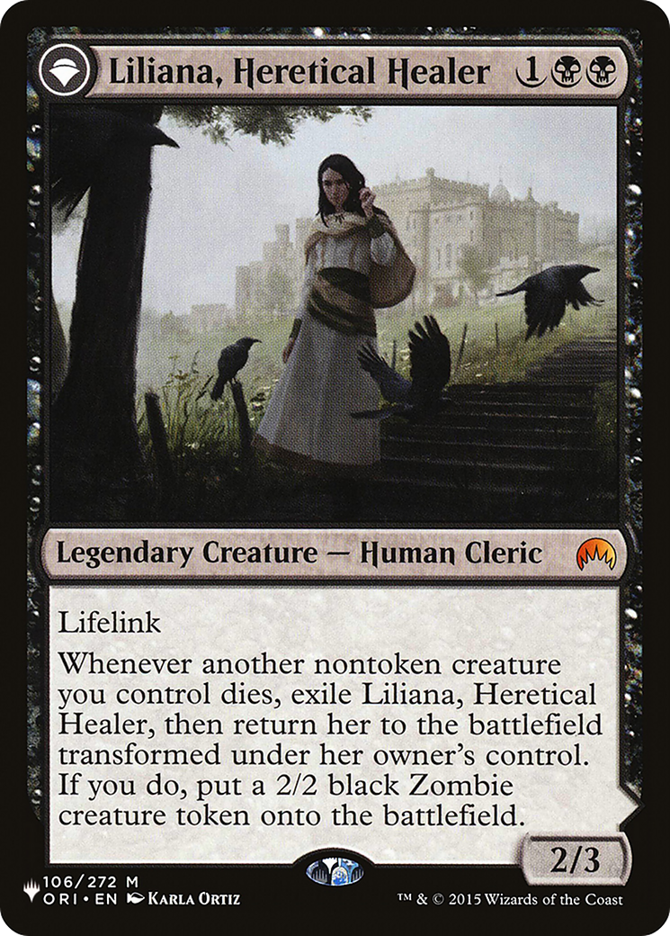 Liliana, Heretical Healer // Liliana, Defiant Necromancer [Secret Lair: From Cute to Brute] | Black Swamp Games