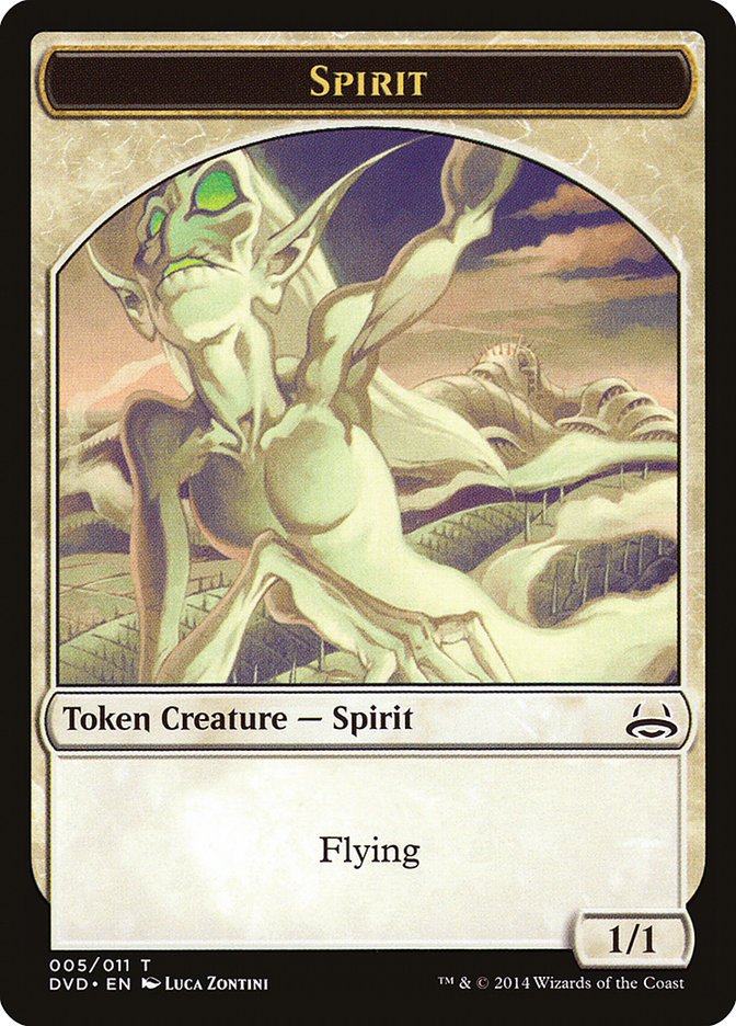 Spirit Token (Divine vs. Demonic) [Duel Decks Anthology Tokens] | Black Swamp Games