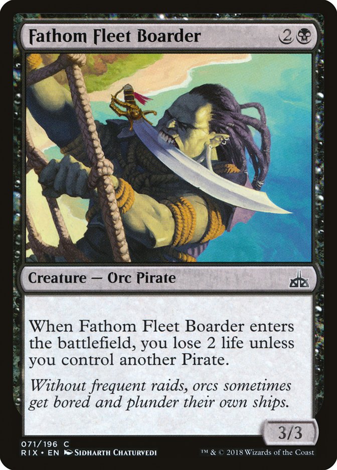 Fathom Fleet Boarder [Rivals of Ixalan] | Black Swamp Games